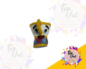 Foto de XÍCARA ZIP  - BELA E A FERA - FELTRO 9 X 9