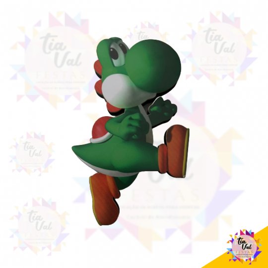 YOSHI- MARIO BROSS - MDF ADESIVADO PP - 16 X 24